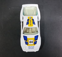 1980s Yatming Porsche 944 Turbo Motor Sport 44 White No. 1089 Die Cast Toy Car Vehicle - Treasure Valley Antiques & Collectibles