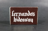 Fernando's Hideaway 77, Gloucester Road Hong Kong Wooden Matches Box Pack Travel Souvenir - Treasure Valley Antiques & Collectibles