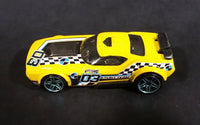 2012 Hot Wheels Thrill Racers City Stunt Fast Fish Yellow Die Cast Toy Race Car Vehicle - Treasure Valley Antiques & Collectibles