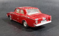 Vintage 1960s Dinky Toys Meccano Ford Consul Corsair Red No. 130 Die Cast Toy Car Vehicle - Treasure Valley Antiques & Collectibles