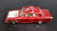 Vintage 1960s Dinky Toys Meccano Ford Consul Corsair Red No. 130 Die Cast Toy Car Vehicle - Treasure Valley Antiques & Collectibles