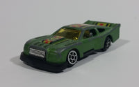 1980s Marz Karz Green #4 Ford Mustang Cobra II S8002 Die Cast Toy Race Car - Treasure Valley Antiques & Collectibles