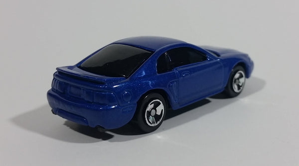 Maisto 1999 Ford Mustang Blue Die Cast Toy Car Vehicle 1/64 Scale ...