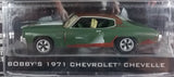 Greenlight Hollywood Collectibles Supernatural Bobby's 1971 Chevrolet Chevelle Green Die Cast Toy Car - New in Package - Treasure Valley Antiques & Collectibles