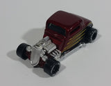 1998 Matchbox 1933 Ford Coupe Maroon Red Good Year Tires Die Cast Hot Rod Toy Car Vehicle - Treasure Valley Antiques & Collectibles