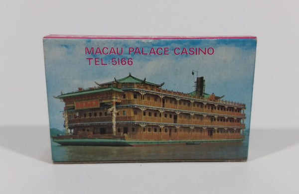 Lisboa Palace Casino Macau Souvenir Promotional Wooden Matches Pack Travel Collectible - Treasure Valley Antiques & Collectibles
