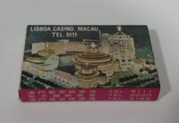 Lisboa Palace Casino Macau Souvenir Promotional Wooden Matches Pack Travel Collectible - Treasure Valley Antiques & Collectibles