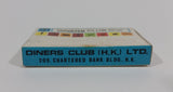 Vintage Diners Club Credit Card Hong Kong Souvenir Promotional Wooden Matches Pack Travel Collectible - Treasure Valley Antiques & Collectibles