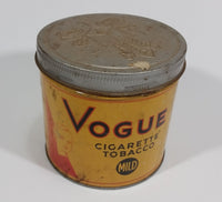 Vintage 1960s Vogue Mild Cigarette Tobacco Tin w/ Lid - Treasure Valley Antiques & Collectibles