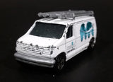 2000 Matchbox Space Explorer Ford Panel Van White Die Cast Car Vehicle - Treasure Valley Antiques & Collectibles