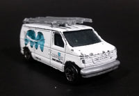 2000 Matchbox Space Explorer Ford Panel Van White Die Cast Car Vehicle - Treasure Valley Antiques & Collectibles