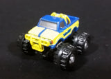 1987 LTGI Galoob Micro Machines Off Road Pickup Datsun Monster Truck Yellow Blue - Treasure Valley Antiques & Collectibles