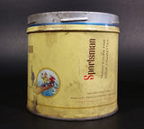 1960s Sportsman Extra Mild Cigarette Tobacco Tin No Lid has Grease marks - Treasure Valley Antiques & Collectibles
