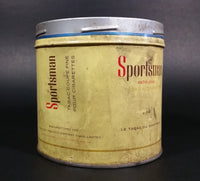1960s Sportsman Extra Mild Cigarette Tobacco Tin No Lid has Grease marks - Treasure Valley Antiques & Collectibles