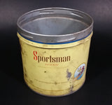 1960s Sportsman Extra Mild Cigarette Tobacco Tin No Lid has Grease marks
