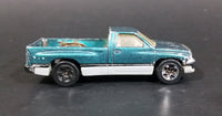 1995 Hot Wheels Dodge Ram 1500 Pickup Truck Metalflake Green Die Cast Toy Car Vehicle - Treasure Valley Antiques & Collectibles