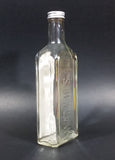 Vintage Watkins Double Strength Imitation Vanilla Extract 325mL Large Clear Glass Bottle w/ Lid - Treasure Valley Antiques & Collectibles
