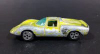Vintage 1970s TinToys W.T. 240 Porsche Yellow Green Die Cast Toy Sports Car Vehicle - Hong Kong - Treasure Valley Antiques & Collectibles