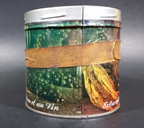Vintage Old Port Pipe Tobacco 'Extra Mild Flavored with Rum and Wine" Tin Can Masking Tape + No Lid + Color Fade - Treasure Valley Antiques & Collectibles