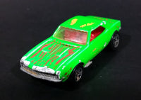 1996 Hot Wheels 1967 Chevrolet Camaro Bright Green Die Cast Toy Car Vehicle w/ Opening Hood - Treasure Valley Antiques & Collectibles