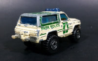 1996 Matchbox 4x4 Chevy Blazer Park Police Truck SUV Tan & Green Die Cast Toy Car Vehicle - Treasure Valley Antiques & Collectibles