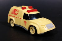 1997 Hot Wheels Ambulance Tan Die Cast Toy Car Vehicle - McDonald's Happy Meal - Treasure Valley Antiques & Collectibles