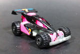1992 Hot Wheels Shock Factor Black & Pink Die Cast Toy Car Vehicle - Treasure Valley Antiques & Collectibles