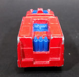 1982 Hot Wheels Flying Colors Rescue Ranger Red Fire Truck Die Cast Toy Car Vehicle - BW - Blue Lights - Treasure Valley Antiques & Collectibles