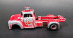 Rare 1950s Vilmer Chevy Esso Oil Gas Stations Red Fuel Transport Truck Die Cast Toy Vehicle - Treasure Valley Antiques & Collectibles