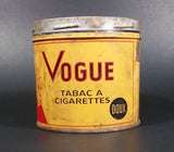 Vintage 1960s Vogue Mild Cigarette Tobacco Tin No Lid (Has grease marks overall) - Treasure Valley Antiques & Collectibles