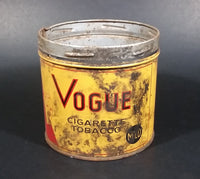 Vintage 1960s Vogue Mild Cigarette Tobacco Tin No Lid (Has grease marks overall) - Treasure Valley Antiques & Collectibles