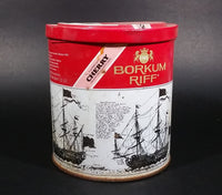 Vintage 1980s Borkum Riff Cherry Liqueur Flavor 12 oz Pipe Tobacco Tin - Empty - Treasure Valley Antiques & Collectibles