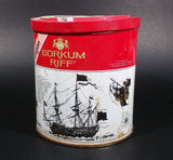 Vintage 1980s Borkum Riff Cherry Liqueur Flavor 12 oz Pipe Tobacco Tin - Empty - Treasure Valley Antiques & Collectibles