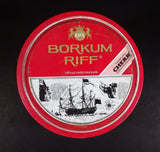 Vintage 1980s Borkum Riff Cherry Liqueur Flavor 12 oz Pipe Tobacco Tin - Empty - Treasure Valley Antiques & Collectibles