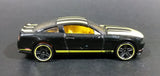 2010 Hot Wheels Garage Ford Mustang GT Black w/ Yellow Stripes Die Cast Toy Car Vehicle - Treasure Valley Antiques & Collectibles