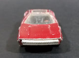 Rare Vintage PlayArt Lamborghini Marzal w/ Hub caps (1 missing) Maroon Red Die Cast Toy Car Vehicle - Treasure Valley Antiques & Collectibles