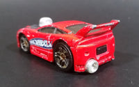 2003 Hot Wheels First Editions 'Tooned' 1996 Mitsubishi Eclipse Red Die Cast Toy Car Vehicle - Treasure Valley Antiques & Collectibles