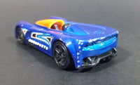 2015 Hot Wheels Monoposto Blue Die Cast Toy Car Vehicle - Treasure Valley Antiques & Collectibles