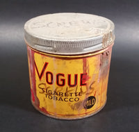 Vintage 1960s Vogue Mild Cigarette Tobacco Tin with Lid (Has paint on it) - Treasure Valley Antiques & Collectibles