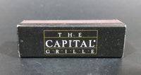 The Capital Grille Restaurant Seattle, Washington Wooden Matches Box Pack - Treasure Valley Antiques & Collectibles