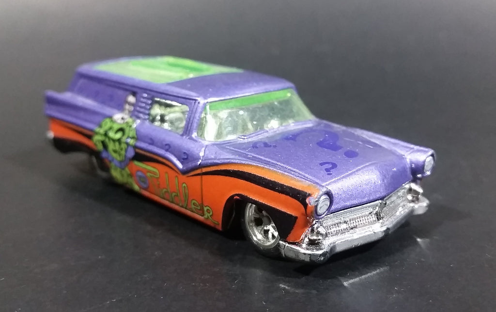 2012 Hot Wheels 8 Crate DC Comics The Riddler Real Riders Die Cast Toy ...