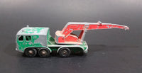 1960s Matchbox Series Lesney Products 8 Wheel Crane Truck No. 30 Green Die Cast Toy Car Vehicle Made in England - Treasure Valley Antiques & Collectibles