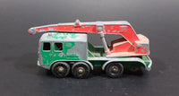 1960s Matchbox Series Lesney Products 8 Wheel Crane Truck No. 30 Green Die Cast Toy Car Vehicle Made in England - Treasure Valley Antiques & Collectibles