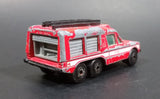 1983/84 Matchbox Carmichael Commando Red Fire Truck Die Cast Toy Car Emergency Vehicle - Treasure Valley Antiques & Collectibles