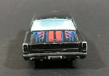 2016 Hot Wheels 1966 Ford Fairlane GT Black w/ Blue Red Flames Die Cast Toy Muscle Car - Treasure Valley Antiques & Collectibles