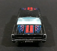 2016 Hot Wheels 1966 Ford Fairlane GT Black w/ Blue Red Flames Die Cast Toy Muscle Car - Treasure Valley Antiques & Collectibles