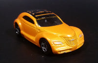 1999 Hot Wheels First Editions Chrysler Pronto Pearl Yellow Orange Die Cast Toy Car Vehicle - Treasure Valley Antiques & Collectibles