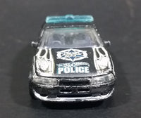2003 Hot Wheels Police Cruiser Holden Commodore Black Die Cast Toy Car Vehicle - Roll Patrol - Treasure Valley Antiques & Collectibles