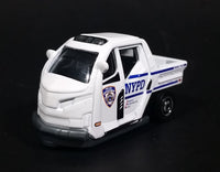 2016 Matchbox NYPD Police Parking "Meter Made" White Die Cast Toy Car Emergency Vehicle - Treasure Valley Antiques & Collectibles