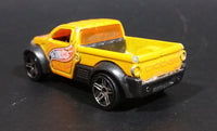 2003 Hot Wheels First Editions Dodge M80 Truck Yellow Orange Die Cast Toy Car Vehicle - Treasure Valley Antiques & Collectibles